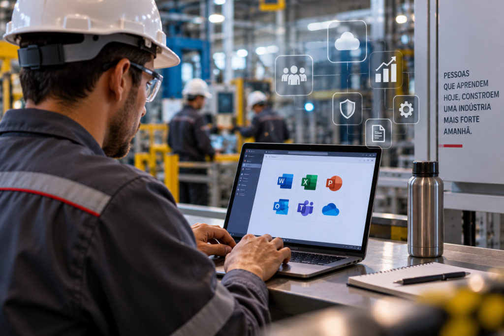 Letramento Digital no chão de fábrica: conhecimento que transforma pessoas e fortalece a indústria